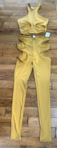 Gold/ Yellow Tank Top &amp; Pants Set with cut out sides and belly K TOO SIZE S - €12,19 EUR