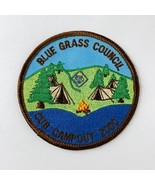 BSA Boy Scout Patch Blue Grass Council Cub Campout 2000 NOS 3.5&quot; x 2.5&quot;  - $4.75