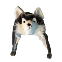 Kids&#39; Plush Husky Winter Hat Gray/White - $11.88