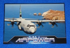 Brand New Sensational Us Air Force Airpower C-130J Hercules Airplane Postcardcol - £3.59 GBP