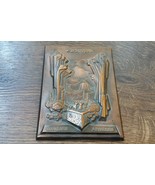 Vintage Embossed Copper Wall Decoration of Armenia, Armenian Chekanka - $990.05 MXN