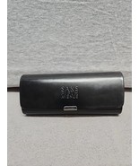 Saks Fifth Avenue Glasses Sunglasses Hard Protective Case Black Leather T6 - $9.90