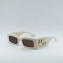 GUCCI GG1425S 004 Ivory/Brown 53-21-145 Sunglasses New Authentic - £204.93 GBP