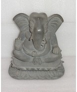 10&quot; HINDU GOD GANESH MARBLE STATUE FIGURINE SCULPTURE COLLECTIBLE RELIGH... - £450.46 GBP