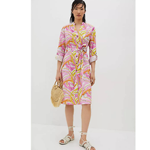 New Vera for Anthropologie Confetti Midi Dress $168 SMALL Pink - £49.07 GBP