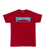 Mens T-shirt Thrasher Magazine Logo Cardinal Red - £13.78 GBP