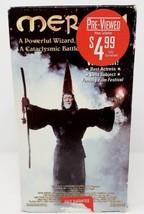 Merlin (VHS, 1994) Fantasy VTG Blockbuster Rental October 32nd Richard Lynch - £3.84 GBP