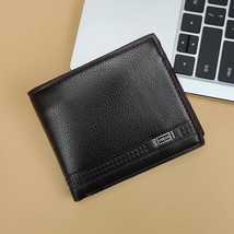 Men&#39;s Wallet Multi-card Credit Card Bag Large Capacity Zipper Short Loose-leaf T - £45.16 GBP