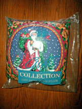 NEW Avon Gift Collection Cozy Santa Claus Pillow 10 in. Christmas holiday design - £7.80 GBP