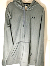 Under Armour Gray Hoodie Men's Size XL Loose Full Zip Comfort Leisure At... - $21.38