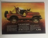 1970s Jeep Automobile Print Ad Vintage Advertisement Pa10 - £5.43 GBP