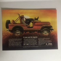 1970s Jeep Automobile Print Ad Vintage Advertisement Pa10 - £5.44 GBP