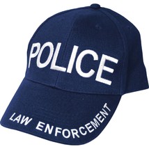 CP01705 Blue Police &quot;Law Enforcement; Protect and Serve&quot; Embroidered Cap - £10.47 GBP