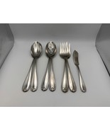 Lenox 18/10 Stainless Steel TUDOR BEAD - AUGUSTA 7 Piece Server Lot - $157.76 CAD