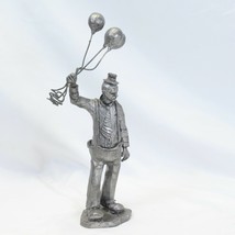 Ricker Clown With Ballons Pewter 8 1/2&quot; Tall - £47.39 GBP