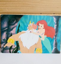 Disney Ariel Little Mermaid King Triton Vintage Postcard 1990s 3.75 x 6.25 - £12.96 GBP