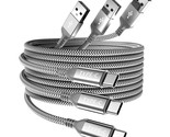 Usb Type C Charger Cable 3Pack 1.5/3.3/6.6Ft,Charging Power Cord For Sam... - $20.99