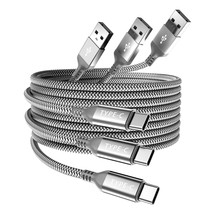 Usb Type C Charger Cable 3Pack 1.5/3.3/6.6Ft,Charging Power Cord For Sam... - £15.75 GBP