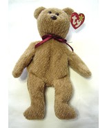  Vintage 1996/1993 TY Beanie Babies Curly Bear with Errors Brown Nose - $170.62 CAD
