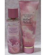 Victoria&#39;s Secret Fragrance Mist &amp; Lotion Set Lot of 2 VELVET PETALS DAY... - $41.99