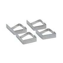 Kitchen Craft Stainless Steel Table Cloth Clips- card of four  - $13.00