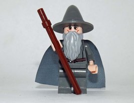 Gandalf the Grey Wizard LOTR Building Minifigure Bricks US - $9.17