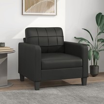 Sofa Chair Black 23.6&quot; Faux Leather - $4,730.47 MXN