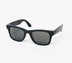 Ray-Ban Stories Wayfarer RW4004 601S87 Smart Glasses 53mm Matte Black/Dark Grey image 2