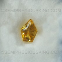 Natural Citrine Kite Fancy Cut 17.1X13mm Amber Yellow Color FL Clarity Loose Gem - £256.00 GBP