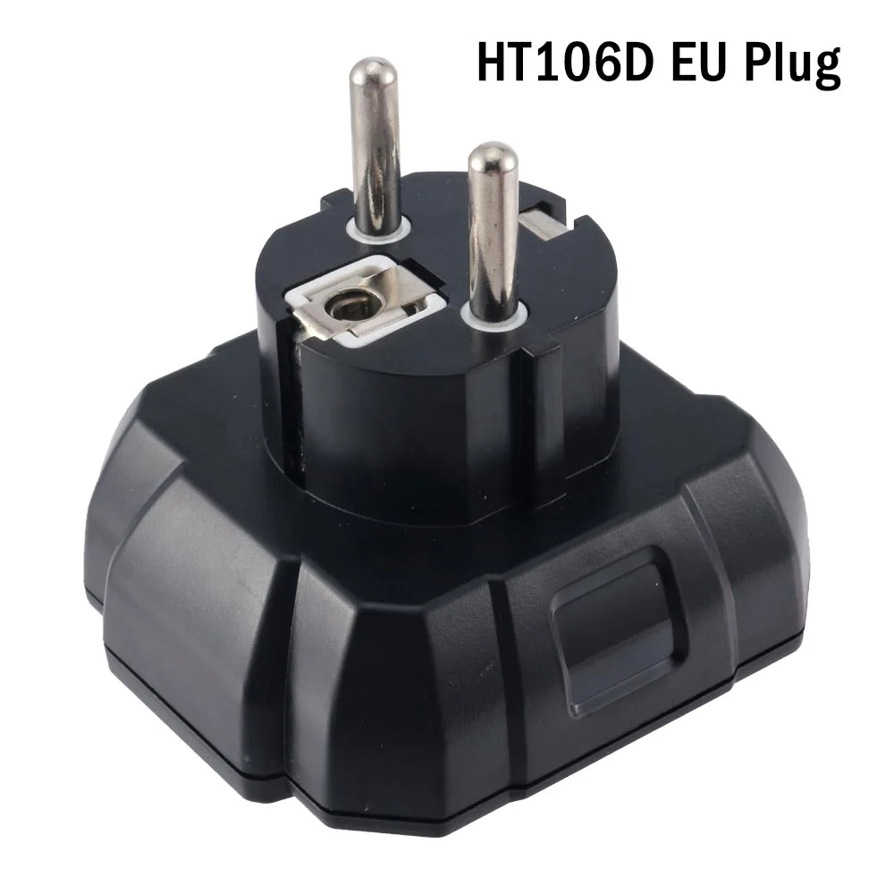 1pc Habotest HT106B D E Socket Tester Digital Display Voltage US EU UK  Fire Gro - £85.58 GBP