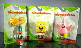 Nickelodeon Patrick Star SpongeBob SquarePants Arnold Shortman Mini Figurines 3 - £11.15 GBP