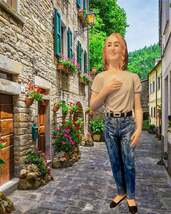 Blessed Chiara Badano 10" hand painted Statue, New from Colombia #L029 - €57,91 EUR