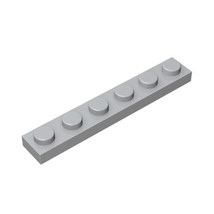 20pcs Part 3666 Plate 1x6 Light Gray Building Pieces Parts Block BULK LOT Bricks - £10.33 GBP