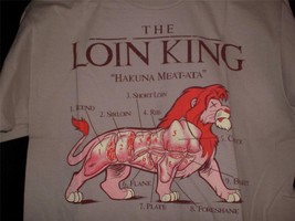 TeeFury Disney SMALL &quot;The Loin King&quot; Disney The Lion King Parody Shirt SAND - $13.00