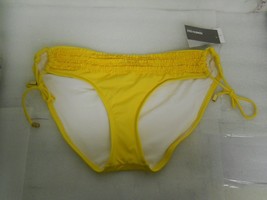 Kenneth Cole Size Large LOOP SIDE ADJUSTABLE HIPSTER Yellow New Bikini B... - $44.55