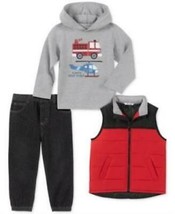 Kids Headquarters Toddler Boys 3-Pc. Red Nylon Vest, Choose Sz/Color - $818.69 MXN