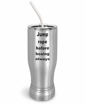 PixiDoodle Rope Jumping Boxer Insulated Coffee Mug Tumbler with Spill-Re... - £26.23 GBP+