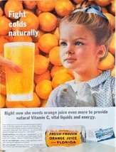 MINUTE MAID ORANGE JUICE - Tournament of Roses Parade-1961 Vintage Print Ad - $12.21