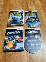Nintendo Wii 3 Games Lot Turbo: Super Stunt Squad! Wii Aliens! n More! Tested! - $16.83