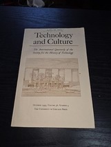 Technology &amp; Culture International Quarterly Society History 1995 Vol 36 #4 - €17,07 EUR
