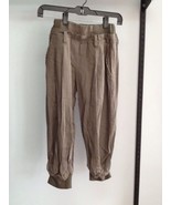 Girl&#39;s Linen Pant XL, Anabelle Paris, New, Elastic Waist And Cuffs, Mink... - $28.05