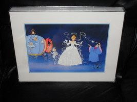 1995 Disney Cinderella Framed Lithograph - £27.45 GBP