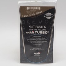 Addi Knitting Needle Turbo Circular Skacel Exclusive Blue Cord 24 inch U... - £28.30 GBP