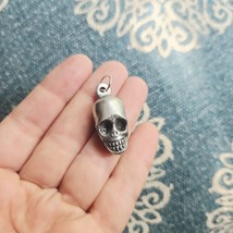 Vintage Silver Skull Pendant - $18.99