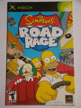 XBOX - The SIMPSONS ROAD RAGE (Replacement Manual) - $15.00