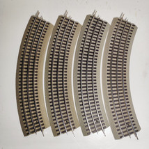 O 36 Lionel Fast Track Curved O Gauge Lot of 4 Sections - $378.90 MXN