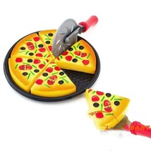 6 Pcs Pizza Party Fast Food Toy - Kitchen Play Set for Kids - Simulation Pizza - £8.62 GBP