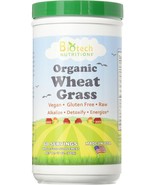 Biotech Nutritions Raw Organic Gluten Free Vegan Wheat Grass, 17 Ounce - $600.13 MXN