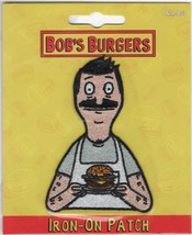 Bob&#39;s Burgers Animated TV Series Bob with Burger Logo Embroidered Patch UNUSED - £6.26 GBP