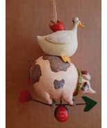 A Pig &amp; a Duck &amp; a Bird Weathervane Ornament - £7.84 GBP